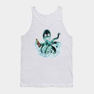 Drinking Octopus Tank Top